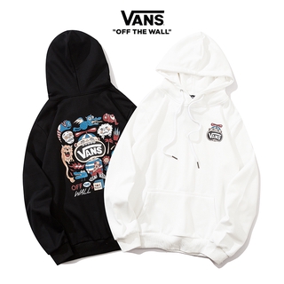 VANS Áo Hoodie Cotton In Họa Tiết Graffiti Độc Đáo Cho Nam Và Nữ