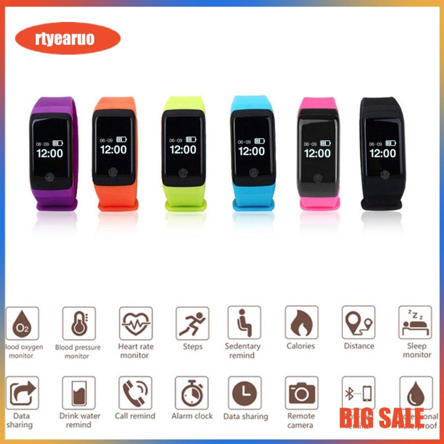 【199k0207】Waterproof Smart Watch Heart Rate Monitor Temperature H10pra