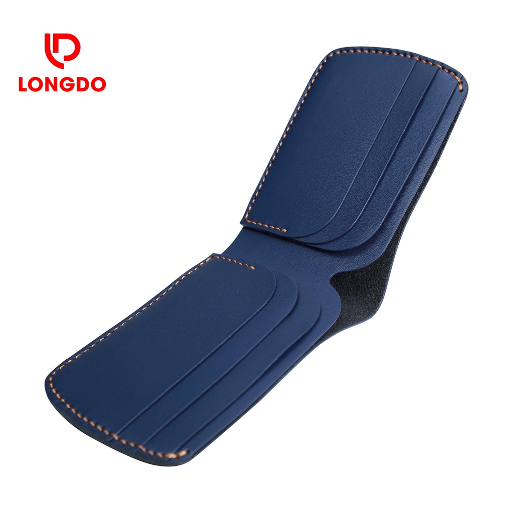 Ví nam da bò - Cam kết 100% da bò thật - Bảo hành 5 năm - Thương hiệu uy tín Longdo Leather - B04