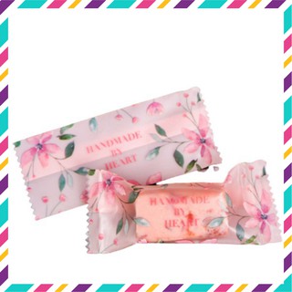 Túi đựng kẹo Nougat Handmade by heart kích thước 4*9.5cm (100c/bịch)