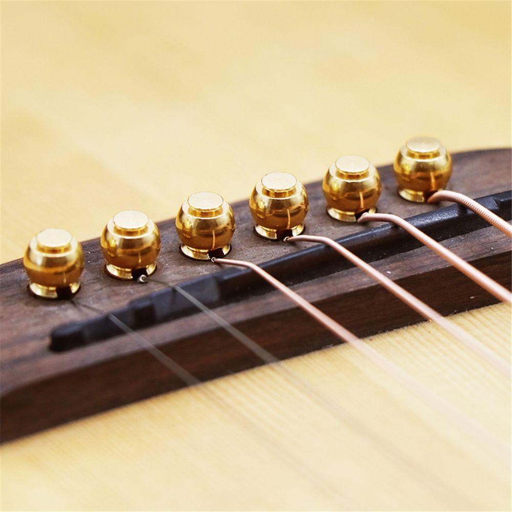 CHOOKEY Đinh Gắn Dây Đàn Guitar Bằng Đồng Thau Cứng Hình Nón