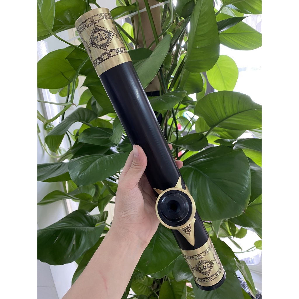 Điếu Mini Chống Đổ Nước 20-30-40-55cm . Điếu + Bao Da (Tặng Nhấc Tàn Bịt Nỏ }