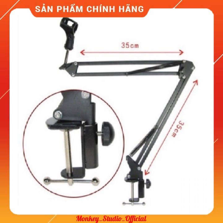 Kẹp Bàn Mic Thu Âm + Màng Lọc Âm ⚡ HÀNG CHÍNH HÃNG⚡ Giá Đỡ Mic Livestream - Giá Treo Mic Chất Lượng Cao