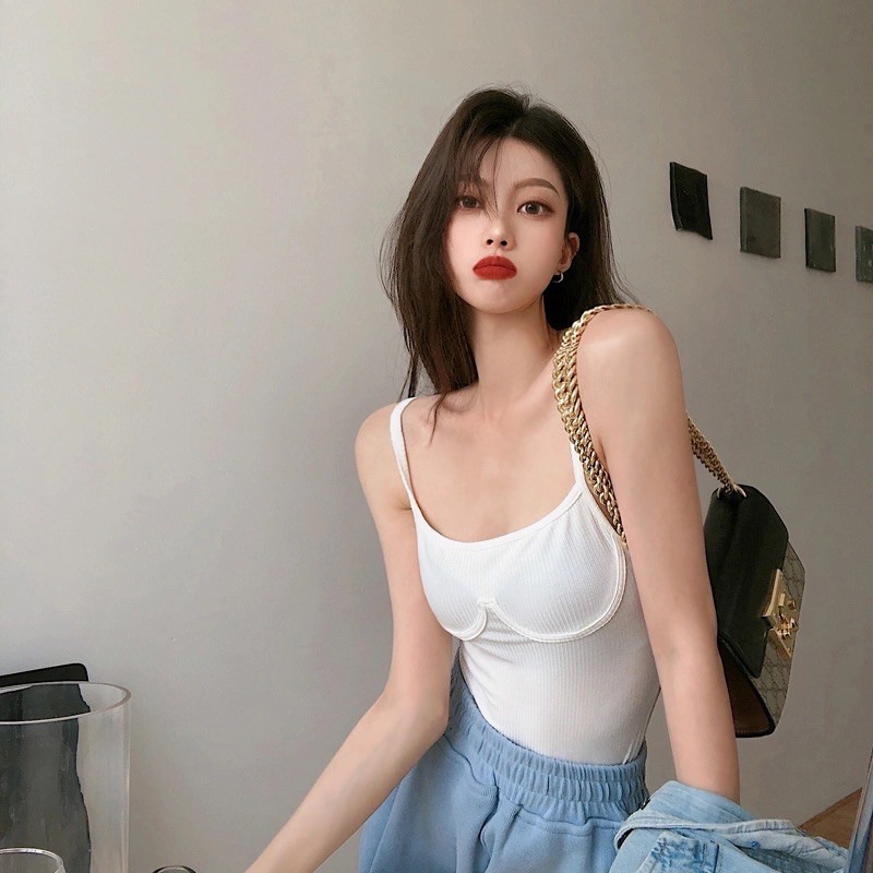 (Order 2 tuần)Bodysuit 2 dây co dãn