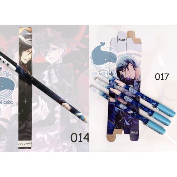 Bút bi Sebastian Ciel Hắc quản gia manga anime cực đẹp