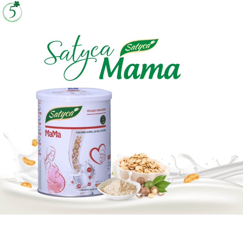 Satyca Mama - Sữa yến mạch và hạt dinh dưỡng