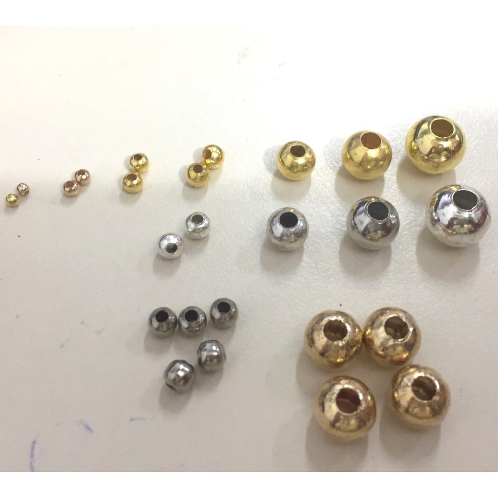 charm bi sắt lỗ lớn đủ size từ 2.5 đến12ly (gói 10-50 cái)