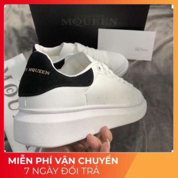 Giày Mcqueen trắng gót nhung hàng cao cấp giá xưởng Form dành cho cả nam nữ | BigBuy360 - bigbuy360.vn