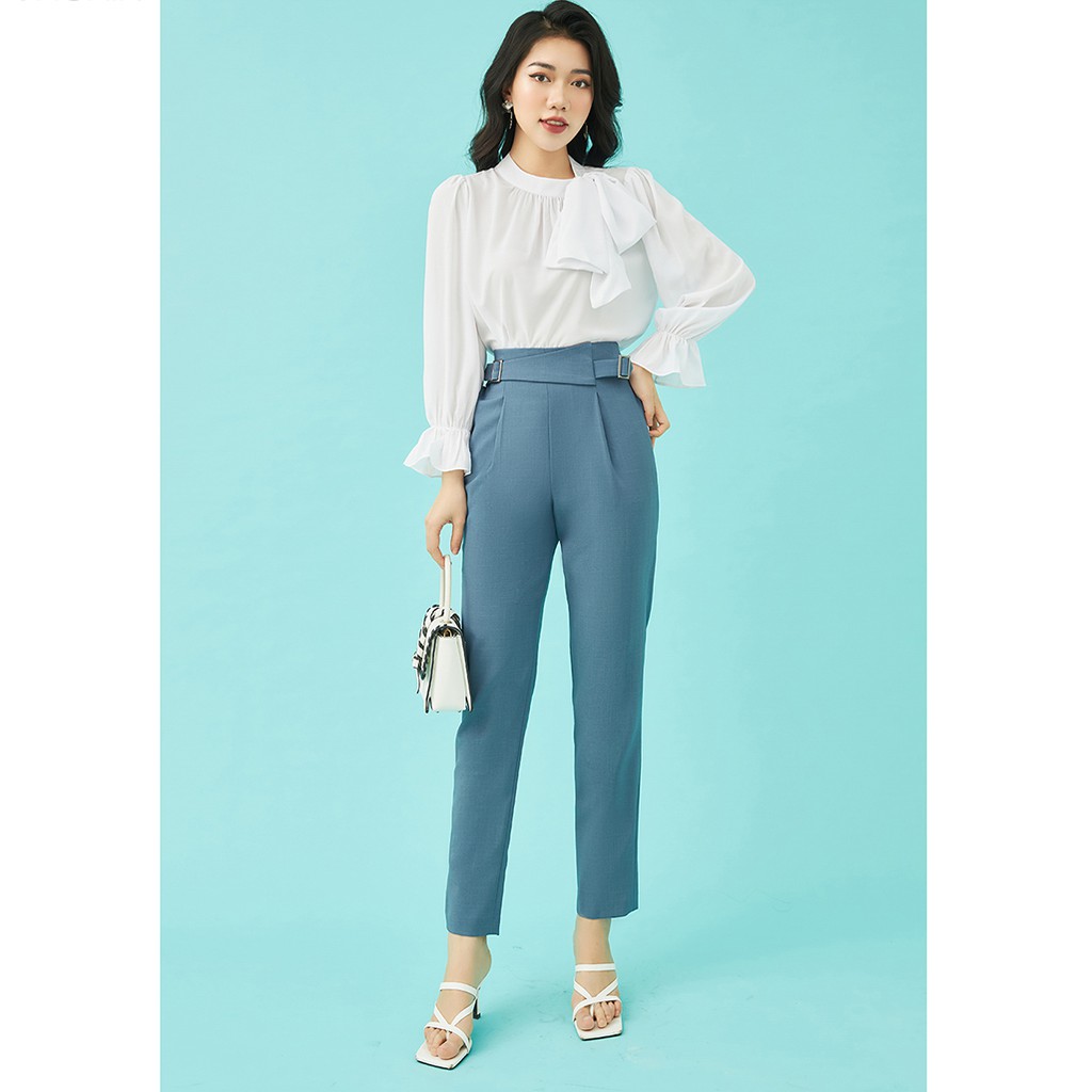Quần Baggy nữ 92WEAR 3 màu, đủ size, 2 Túi Sườn QGA1317