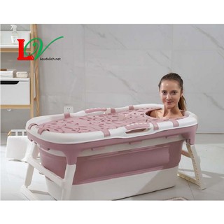 Bồn tắm gấp gọn cho người lớn đẳng cấp 5 sao có nắp