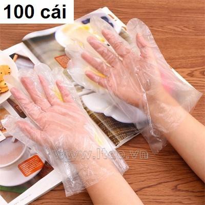 Găng tay nylon Nhật Bản hộp 100 chiếc