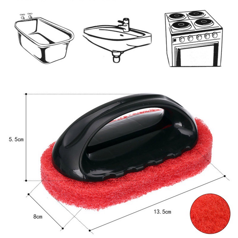 Bàn Chải Mút Xốp Cứng Làm Sạch Nhà Bếp/Bồn Tắm