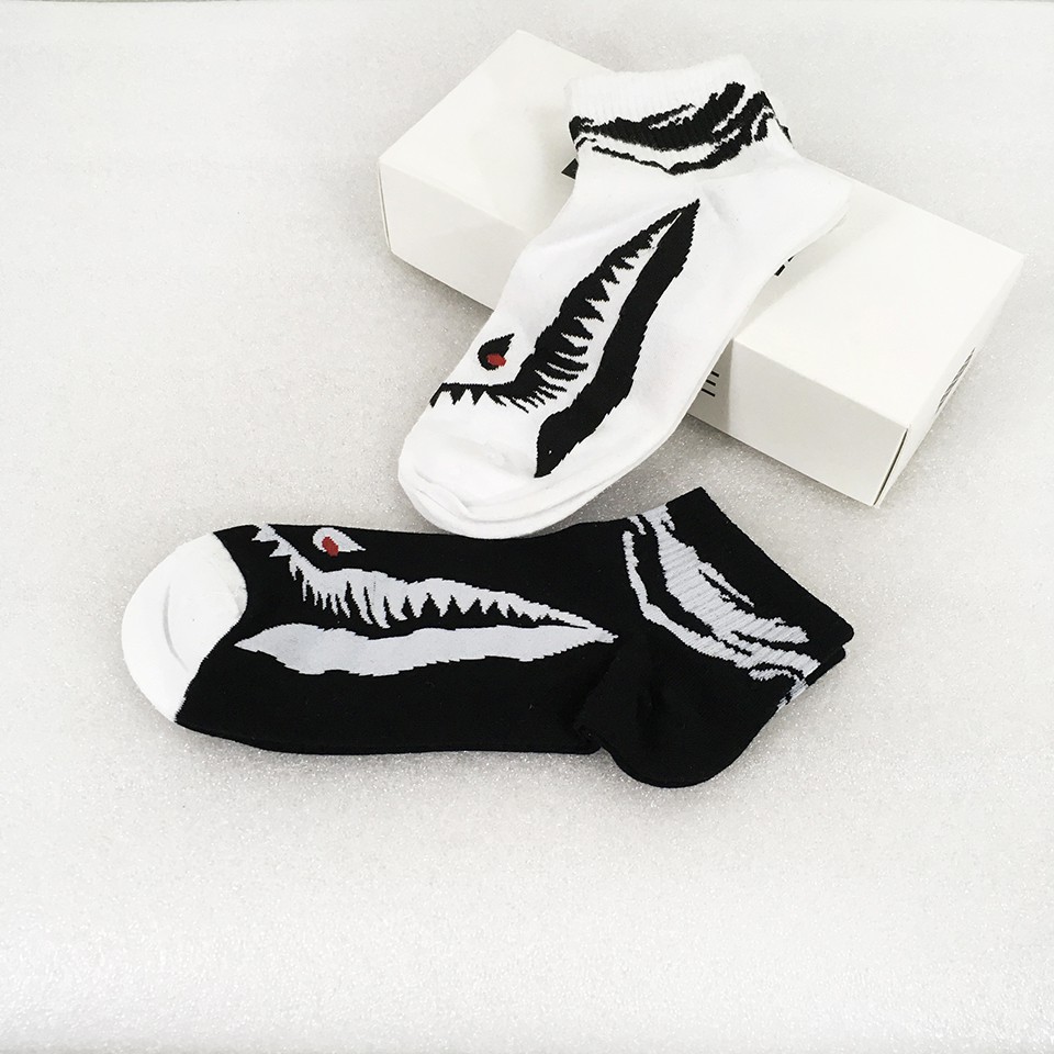 Tất Off White Marble Low 01