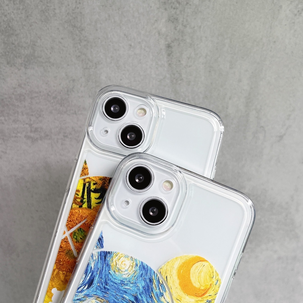 Ốp Điện Thoại Hình Tranh Van Gogh Cho iPhone 7 8 7Plus 8Plus X XS XR XSMAX 11 11Pro 11Pro Max 12 12Pro 12Promax 13 13Pro 13Pro Max