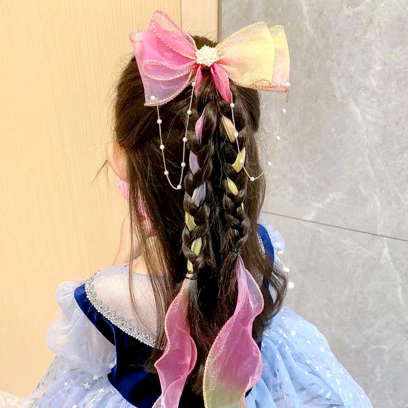 Kẹp Tóc Bé Gái Nơ Bản To, Kẹp Tóc Nhiều Màu Xinh Xắn Dễ Thương, Phong Cách Hàn Quốc Cho Bé
