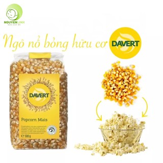 Ngô nổ bỏng hữu cơ Davert gói 500g