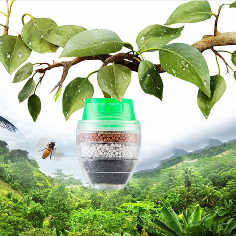 Đầu lọc nước bằng than hoạt tính nhiều lớp gắn trực tiếp cho vòi nước