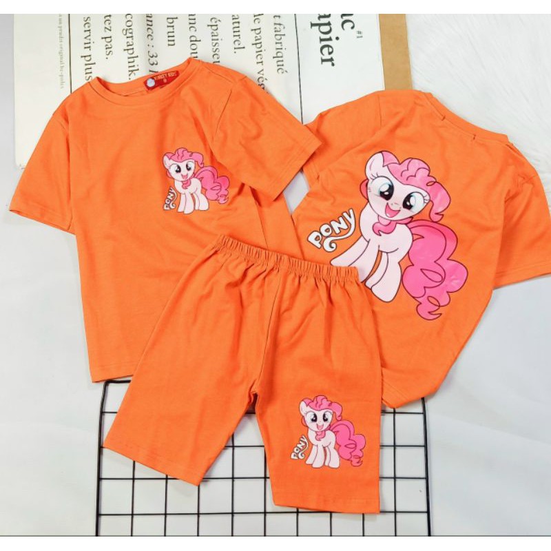 Đồ Bộ Bé Gái Cotton xuất khẩu Bộ Hè Bé Gái Size Đại 24-35kg