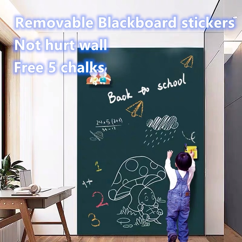 Bảng Đen Dán Tường Có Thể Xóa Được Kích Thước 45*100/ 45*200cm