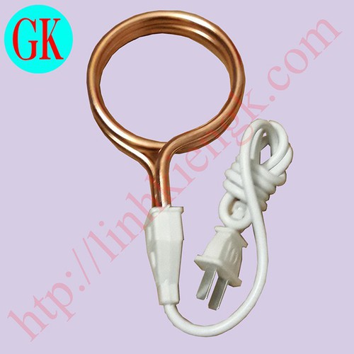 Sục đun nước nóng để tắm mùa đông