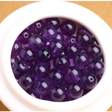 [Hạt lẻ] Hạt lẻ phong thủy xỏ vòng thủ công, handmade, DIY MH TA Tím