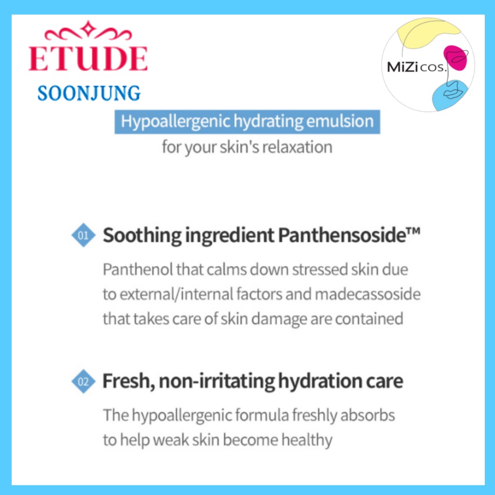 (Hàng Mới Về) Sữa Dưỡng Ẩm Etude House 10 Free Moist Emulsion 130ml (2021)