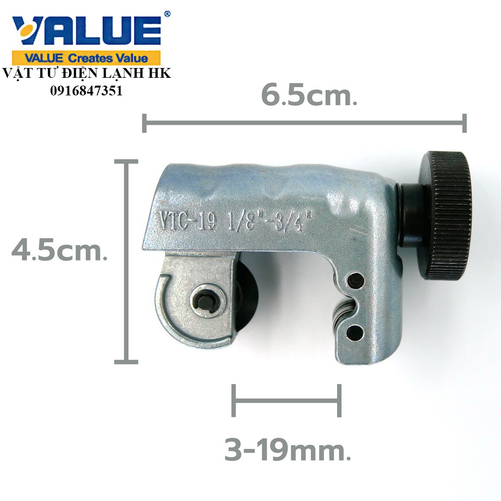 Dao cắt ống đồng Mini Value VTC-19