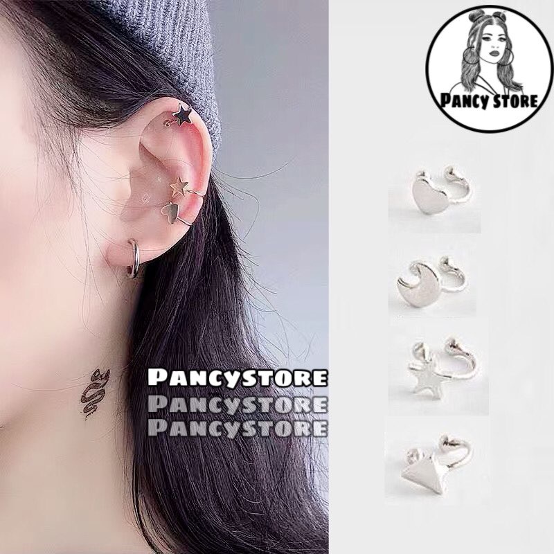 kẹp tai nam nữ nhiều hình không cần xỏ lỗ