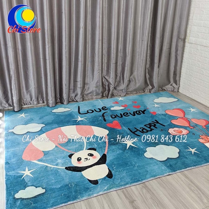 Thảm Trải Sàn Lông Cừu 1m6-2m3 Cao Cấp, Thảm Lông Phòng Khách, Phòng Ngủ Chống Trơn Trượt