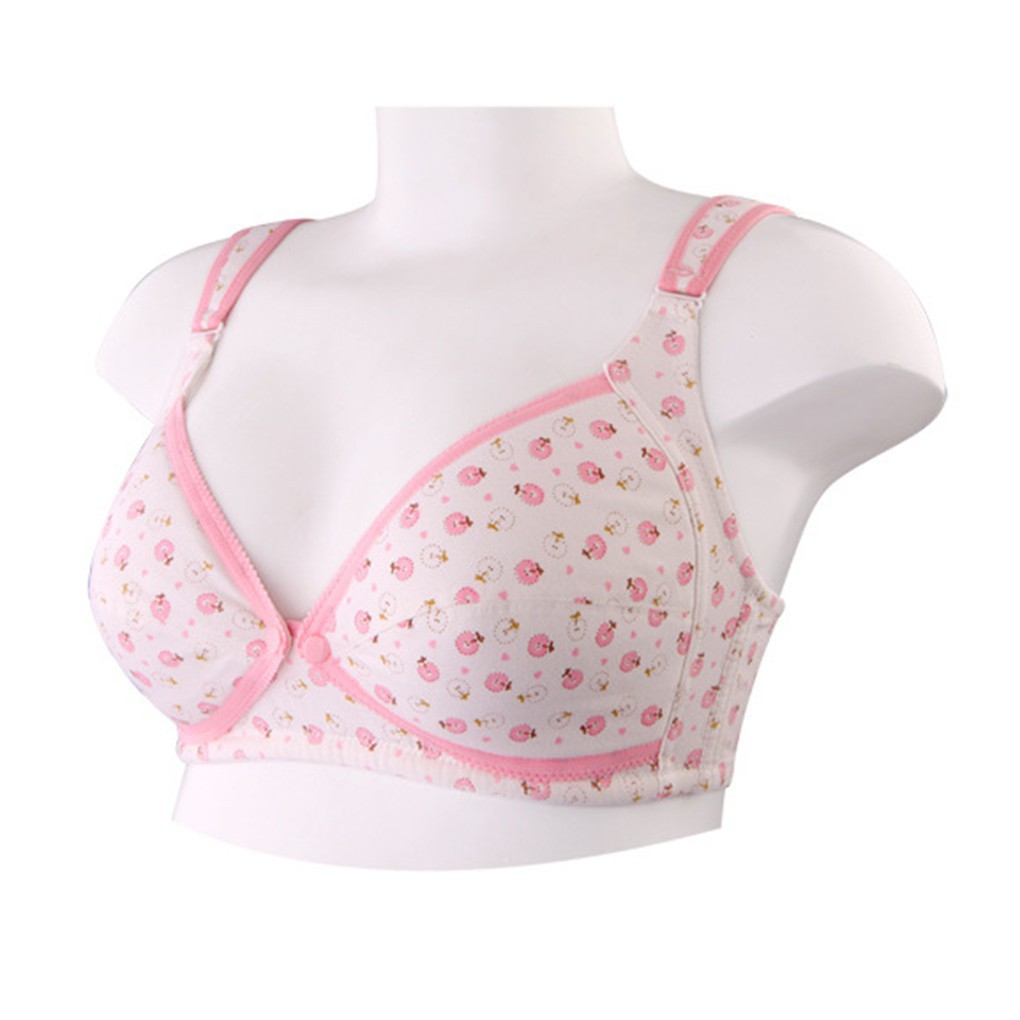 Women's Comfort Nursing Front Button Wirefree Bra Underwired