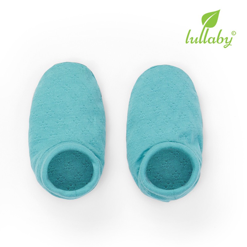 Mũ thắt nút, bao tay bao chân cotton lullaby NH92B NH91B NH90B