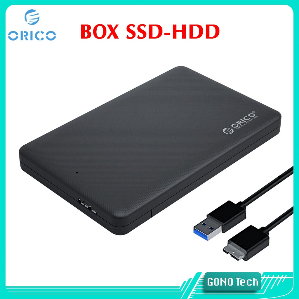 Box SSD HDD SATA Orico | Chuyển ổ 2.5 inch thành ổ cứng di động USB 3.0 | 2020U3 2189U3 2520U3 2521U3 2526C3 2588US3