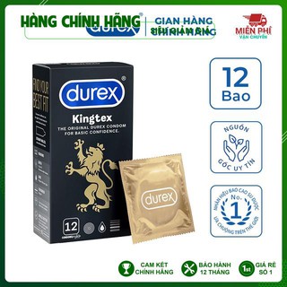 Bao cao su durex kingtex 12 bao hot vv