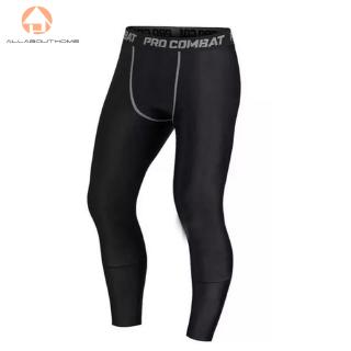 ABH❤Men Compression Pants Gym Fitness Sports Leggings Quick-drying Jogging Pants