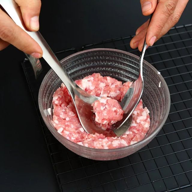 Thìa Làm Mọc Nặn Thịt Viên Tiện Lợi Inox