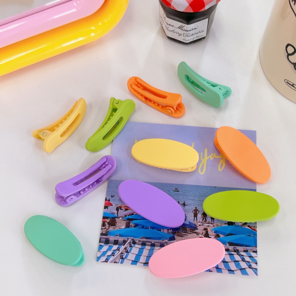 Kẹp Tóc Hàn Quốc Dễ Thương Màu Kẹo Hoạt Hình Phụ Kiện Thời Trang Cho Nữ AB137