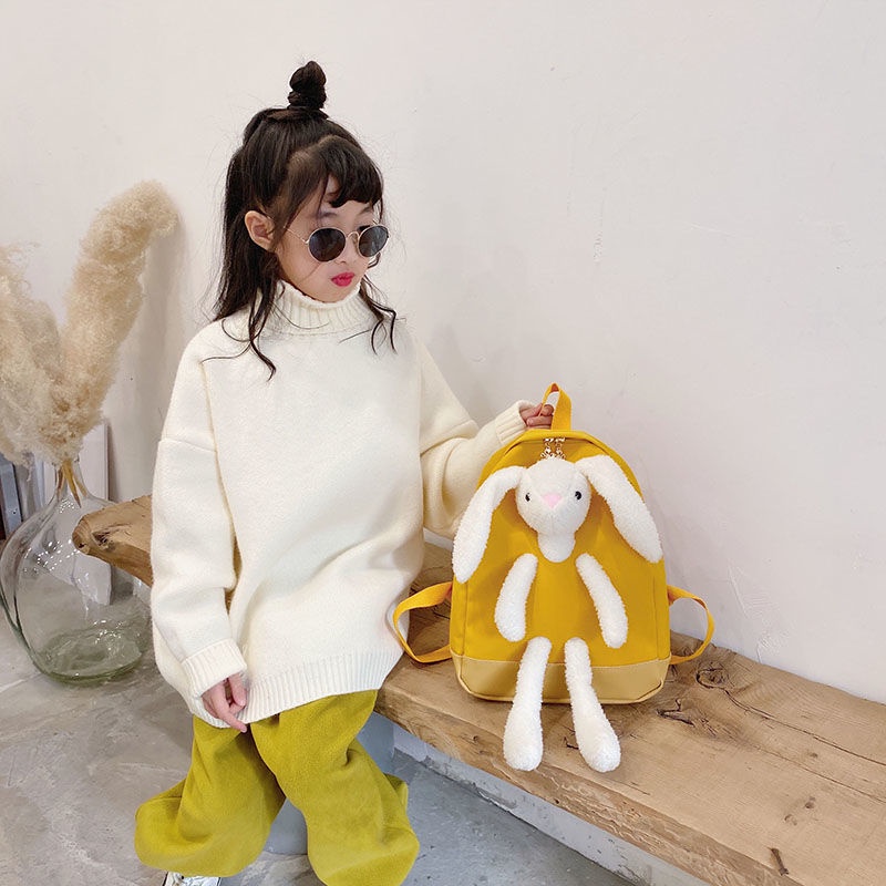 Ba Lô Đi Học / Du Lịch Hình Thỏ bunny Dễ Thương Xinh Xắn Dành Cho Bé