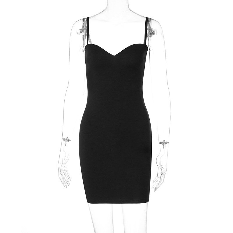 Đầm dây ôm body hở lưng phong cách quyến rũ