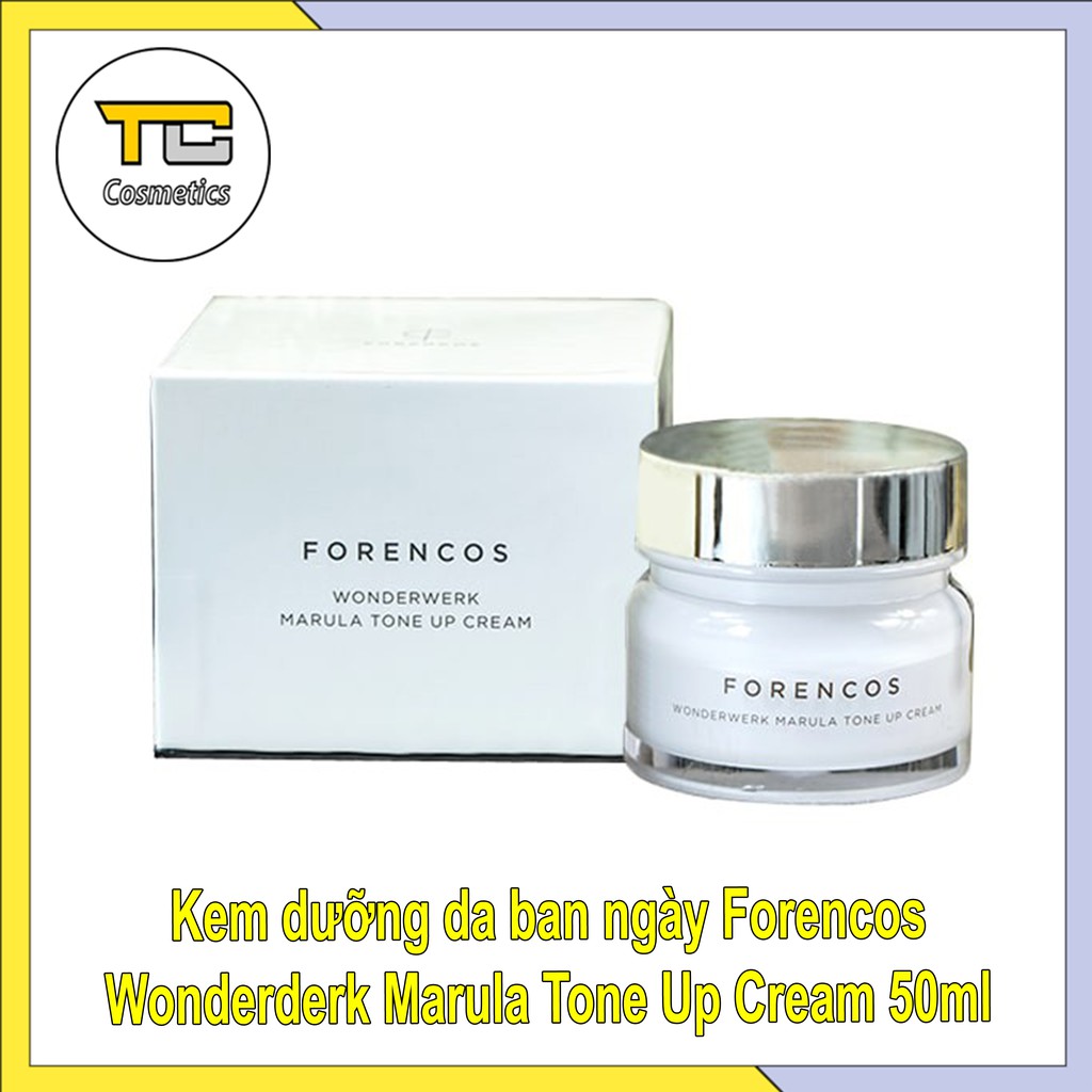 Kem dưỡng da ban ngày - Forencos Wonderderk Marula Tone Up Cream 50ml (Màu trắng)