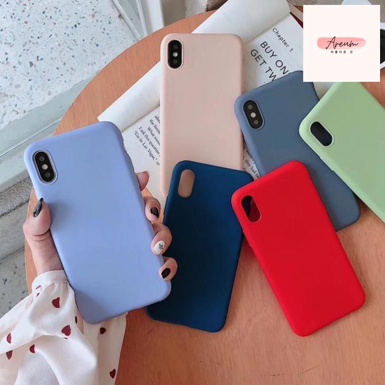 Ốp lưng IP Trơn, Dẻo 4 MÀU 6/6plus/6s/6s plus/6/7/7plus/8/8plus/x/xs/xs max
