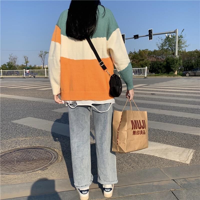 Áo Len Nữ Phong Cách Hàn Quốc Màu Trơn