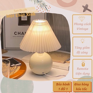 Đèn ngủ vintage phong cách Hàn Quốc đèn có điều khiển tăng giảm độ sáng