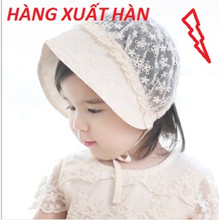 Mũ ren bé gái hàng xuất hàn