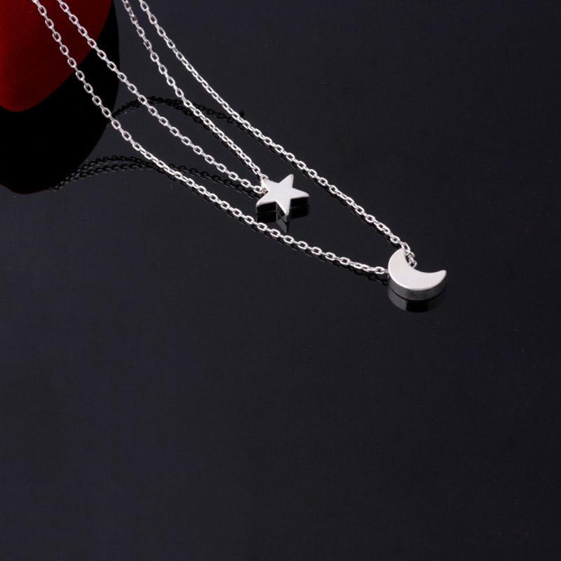 Vòng Cổ Choker Mặt Trăng Và Ngôi Sao Phong Cách Hàn Quốc