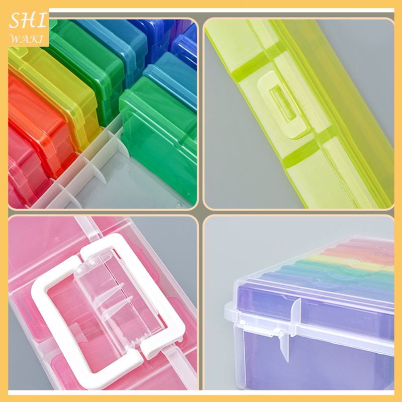 [In Stock]Photo Storage Holder Box Picture Case Keeper Clear Protect Photo Organizer