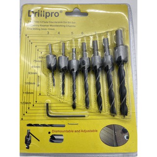Bộ 7 mũi khoan gỗ 2 tầng