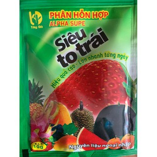 phân bón lá siêu to trái BỘ 2 gói - Siêu to trái Tây đô gói lướn 20gr