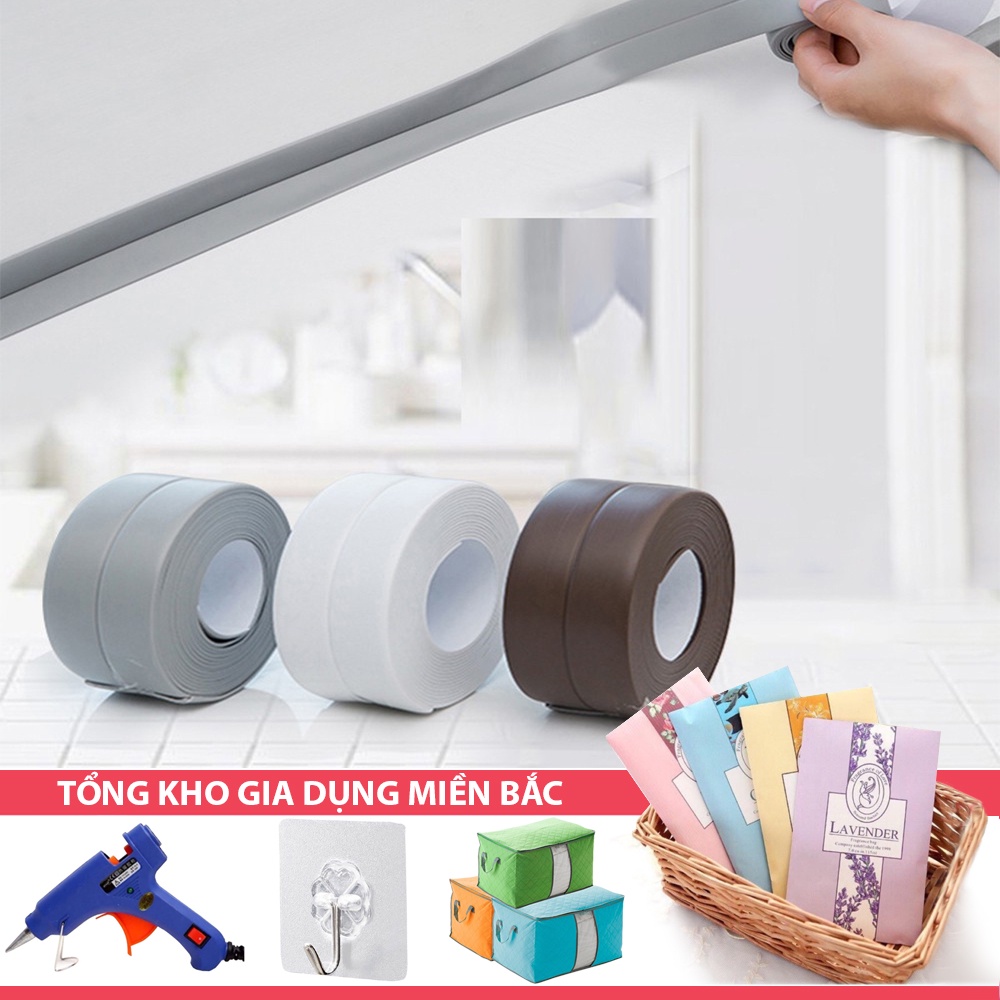 Set 3.2 Mét Ron Cao Su Dán Khe Hở Chân Cửa Ngăn Bụi - Cách Âm - Chống thấm Nước - Côn Trùng - Gioăng Dán Cửa Cao Su