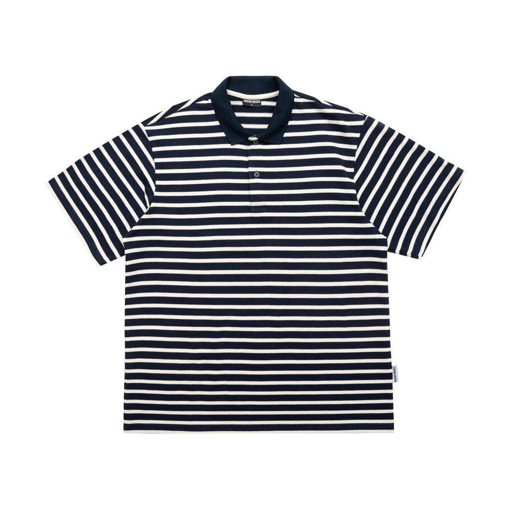 Áo Thun Young Green Polo Striped