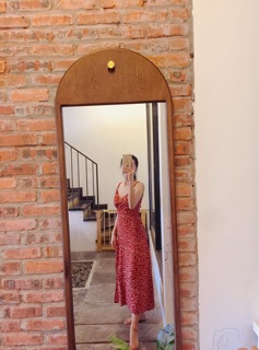 (có ảnh thật) Váy dây vintage dáng dài